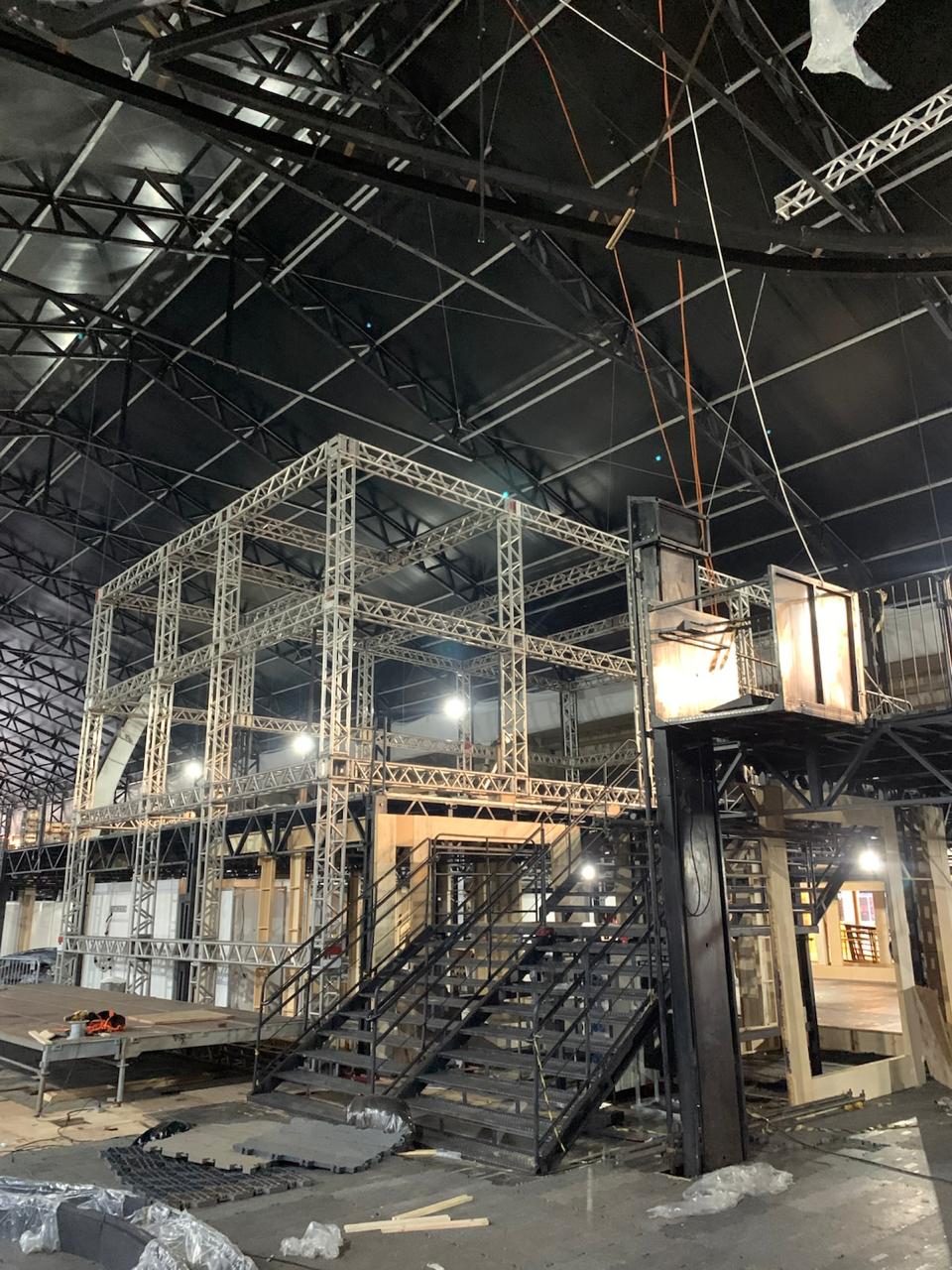 Estrutura montada para o Carnaval 2026 em São Paulo